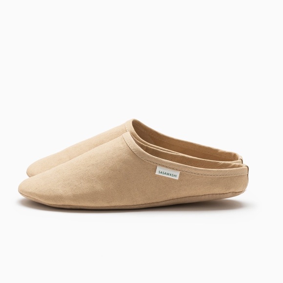*READ SIZING*Sasawashi Room Shoes in CAMEL - Picture 8 of 9